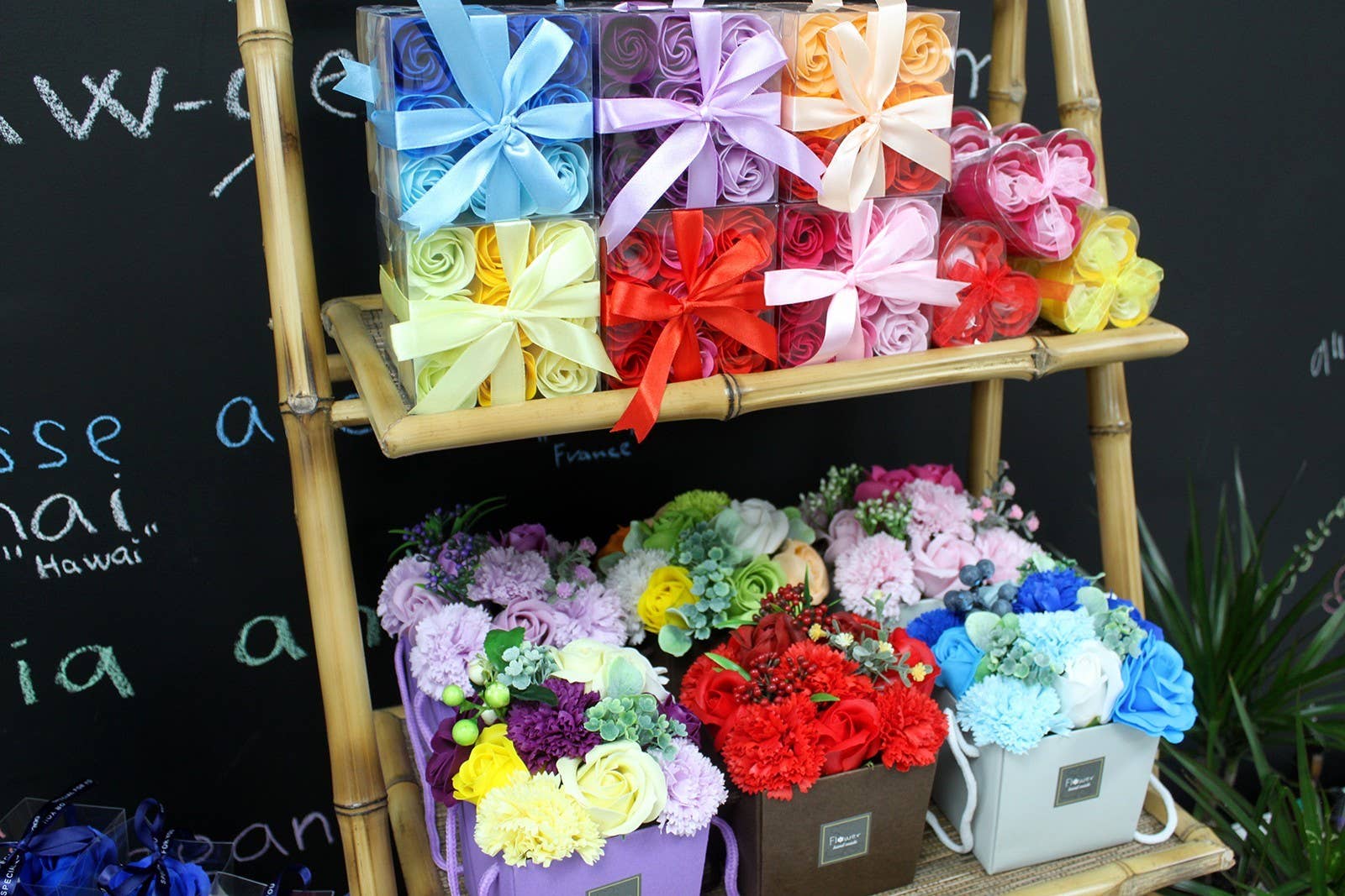 Soap Flowers - Red Roses