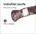 Indrefilet storfe