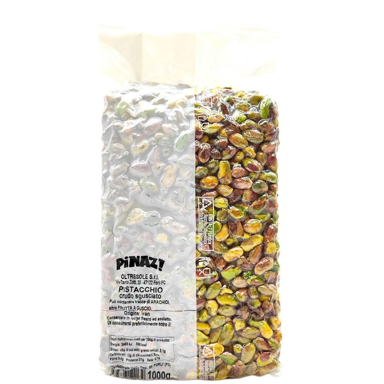 RAW SHELLED PISTACHIO 250 g