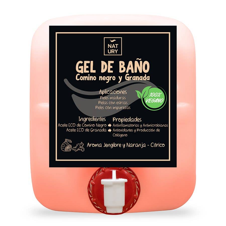 Body Wash with Black Cumin and Pomegranate Oil