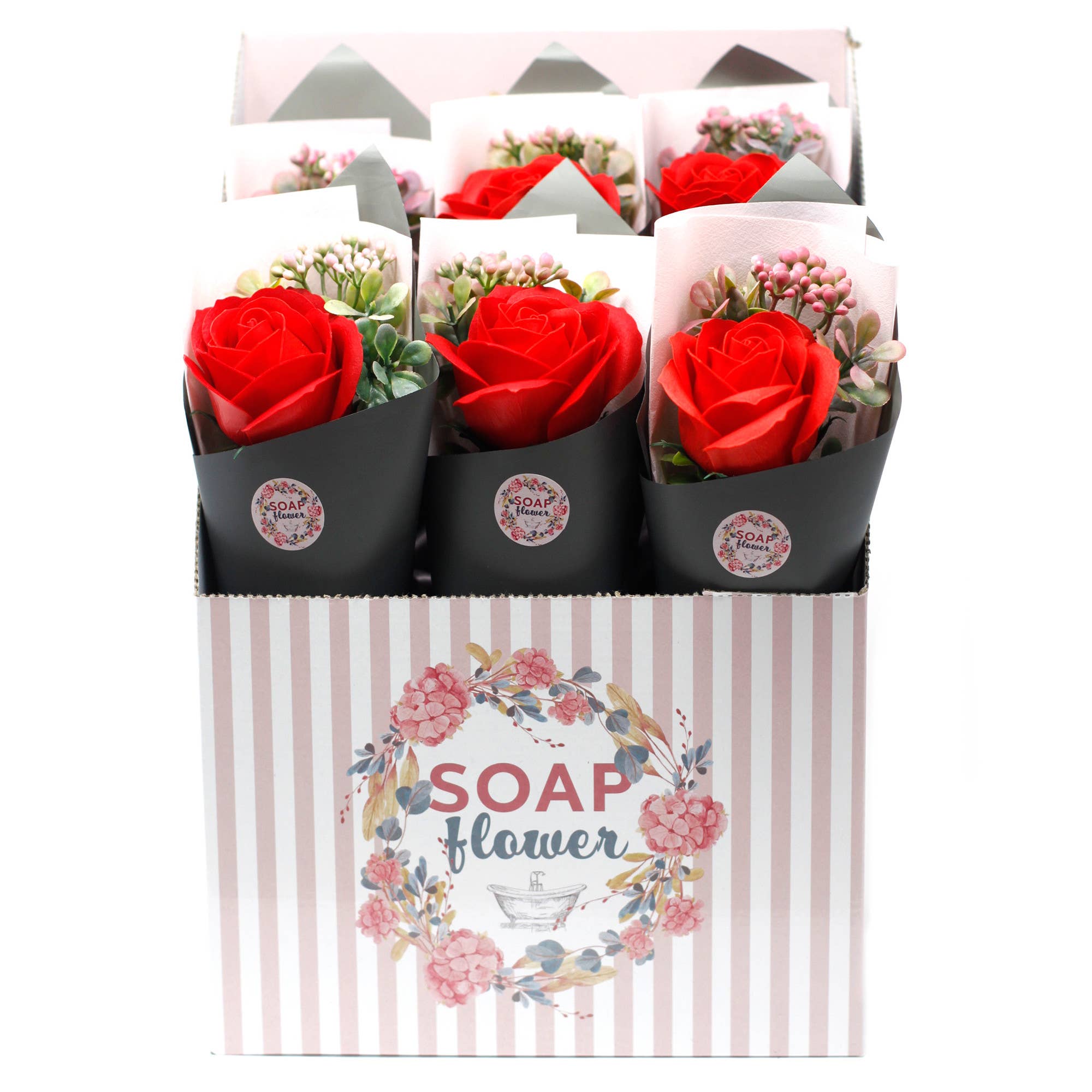 Large Rose Bouquet Soap Flower