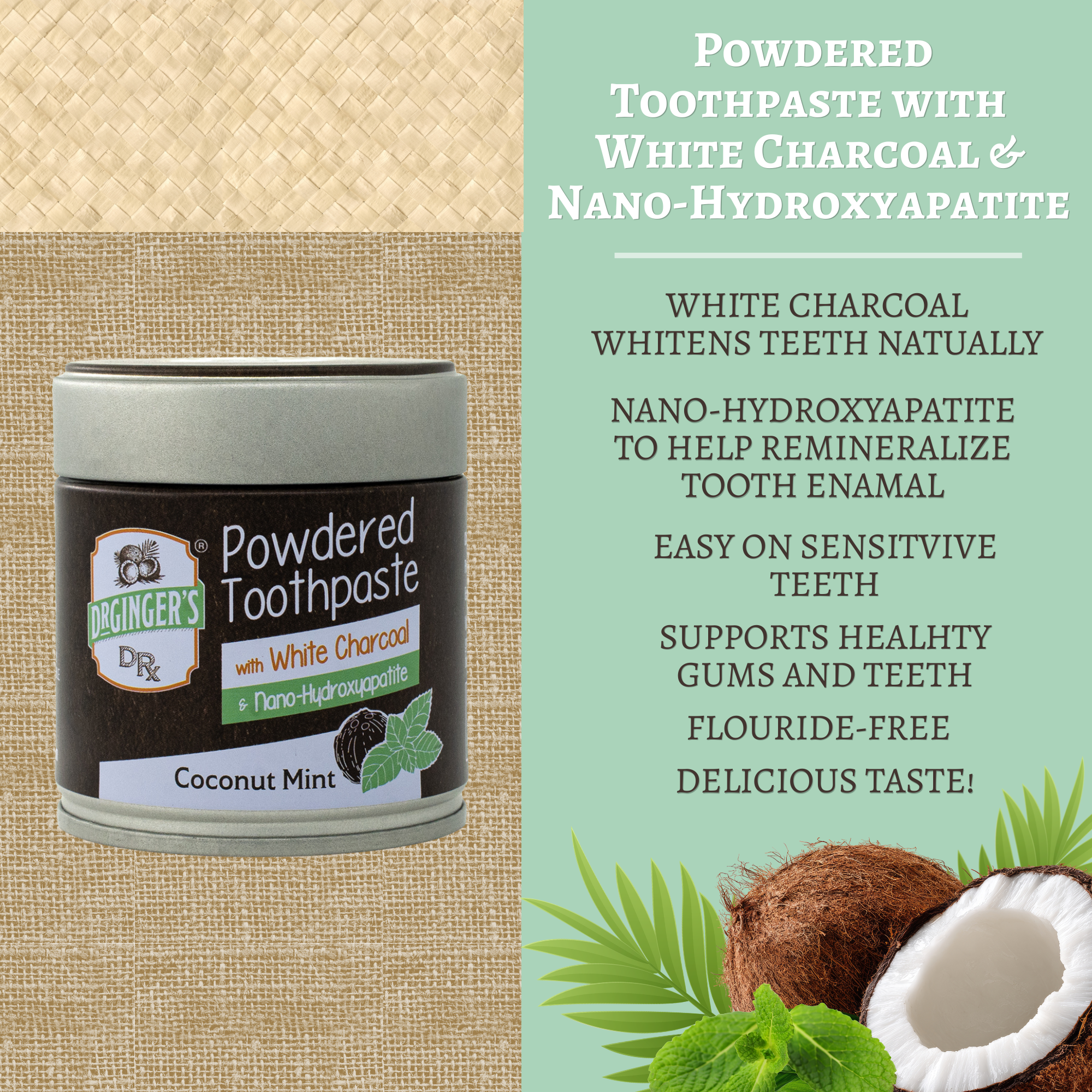 Powdered Toothpaste